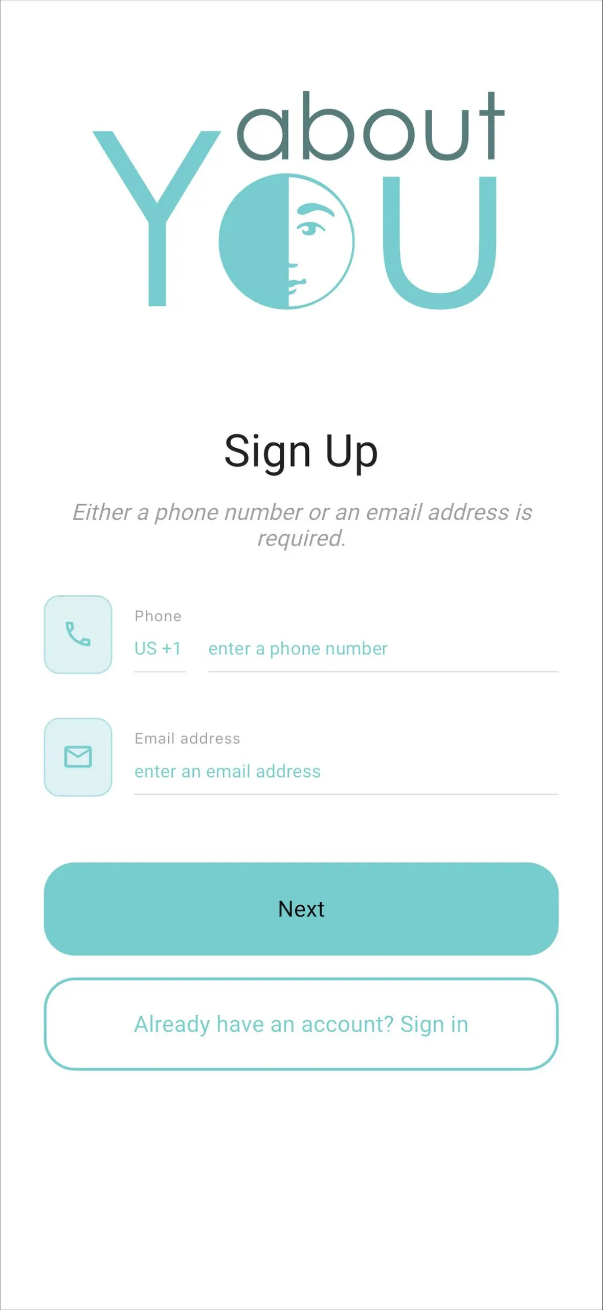 Sign up