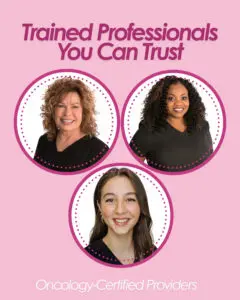 Image of About Face Skin Care's Oncology-certified providers.